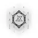 negative space with the word smith tattoo design idea