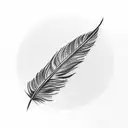 "26" "mike" "desi" "alex" "benji" in a feather tattoo design idea