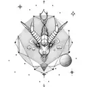 Capricorn and Sagittarius  tattoo design idea