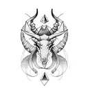 Capricorn and Sagittarius  tattoo design idea