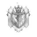 king arthur tattoo design idea