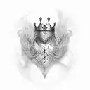 king arthur tattoo design idea