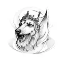 king arthur tattoo design idea