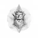 king arthur tattoo design idea