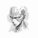 saitama tattoo design idea