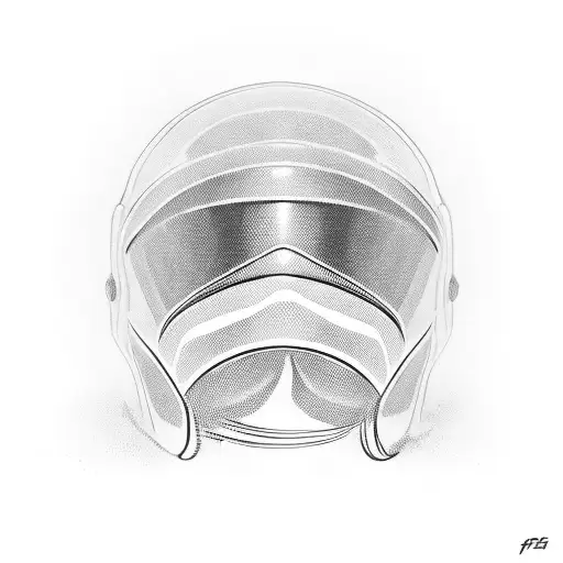 F1 helmet  tattoo design idea
