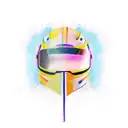 F1 Helmet with racing flag tattoo design idea