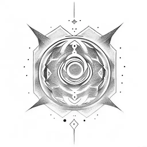 the combination of Babidi's Majin symbol from DBZ with the name ブロリー tattoo design idea