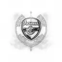 arsenal tattoo design idea
