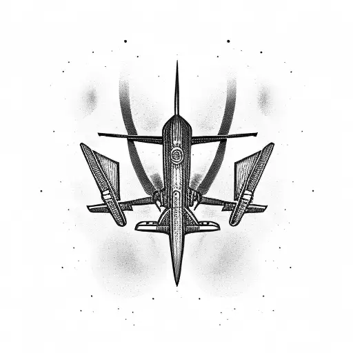 aircraft tattoo design idea