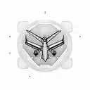 aircraft tattoo design idea