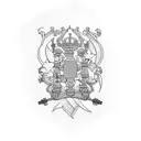 spain card tattoo design idea