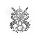 spain card tattoo design idea