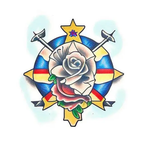 dominican star tattoos
