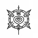 acta non verba tattoo design idea