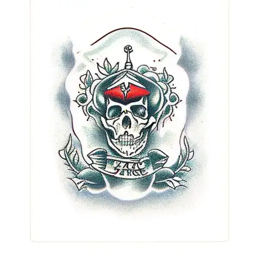 death tarot card tattoo design idea