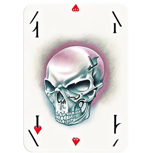 death tarot card tattoo design idea