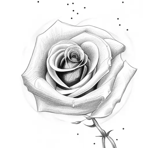 the word Grace with a rose tattoo design idea
