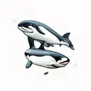 orca tattoo design idea