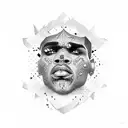 chris brown tattoo design idea