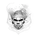 chris brown tattoo design idea