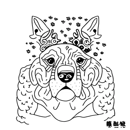 A duo tattoo some common things are that we both love animals, we're the same age, born in 2003,  tattoo design idea