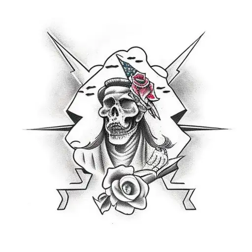 boris brejcha tattoo design idea