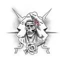 boris brejcha tattoo design idea