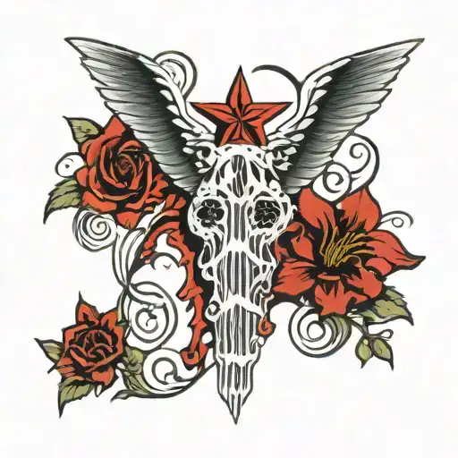 deftones crosses tattoo design idea