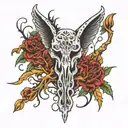 deftones crosses tattoo design idea