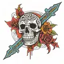 deftones crosses tattoo design idea