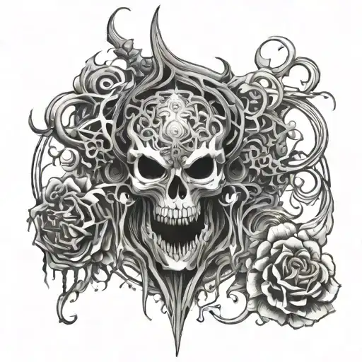shinigami tattoo design idea