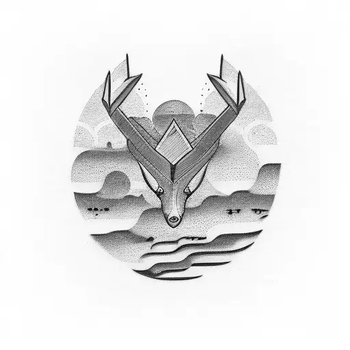 Symbolic representation of strength and resilience in nature tattoo design idea