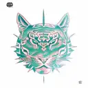 Panther tattoo design idea