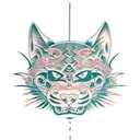 Panther tattoo design idea