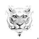 Panther tattoo design idea