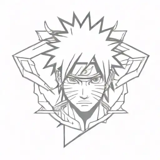 naruto text sasuke curse mark tattoo design idea