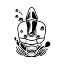 scuba diving tattoo design idea