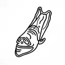 scuba diving tattoo design idea