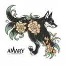 Amary tattoo design idea