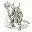 leshy witcher 3 tattoo design idea