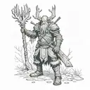 leshy witcher 3 tattoo design idea