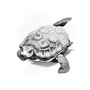 Galapagos tortoise tattoo design idea