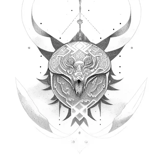 Tengri tattoo design idea
