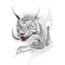 Tengri tattoo design idea