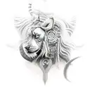 Tengri tattoo design idea