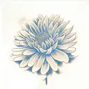 Chrysanthemum tattoo design idea