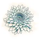 Chrysanthemum tattoo design idea