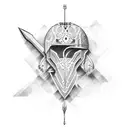 david and goliath  tattoo design idea