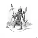 david and goliath  tattoo design idea